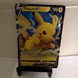 Pokemon Pikachu V SWSH061 Sword & Shield Promo Card HP 190 Thunder Type - Image 1