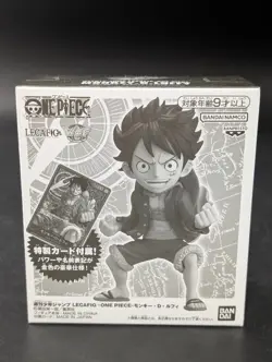 Monkey D Luffy Lecafig Figure Leader Card Box One Piece Japan Collectible w/Card - Image 1