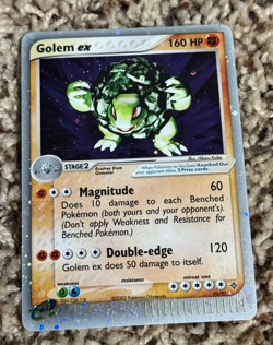 Pokemon Card - Golem EX - Dragon Set 2003 - Holo Rare - Image 1