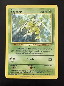 POKEMON TCG SCYTHER 006/034 CLV POKEMON CARD GAME CLASSIC HOLO ENGLISH - Image 1