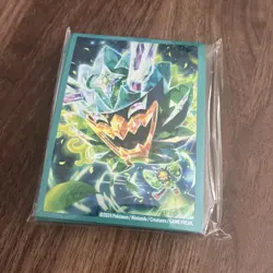 Pokemon TCG Card Sleeves Teal Mask Ogerpon 65 Sleeve Count NEW - Image 1