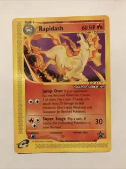 Pokemon Card - Rapidash WoTC Black Star Promo 51 Promo - Image 1