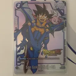Bandai Dragon Ball Super Son Goku (Mini) DA FP-024 Promo PR Battle Card - Image 1