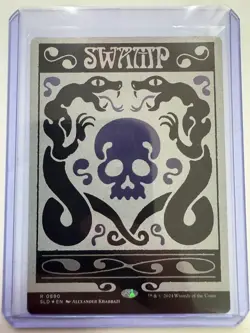Swamp #0890 Rainbow FOIL Secret Lair Drop Series NM ENG MTG - Image 1