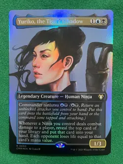 Yuriko, the Tiger's Shadow (Borderless) R Commander Masters 690 NM (Foil) - Image 1