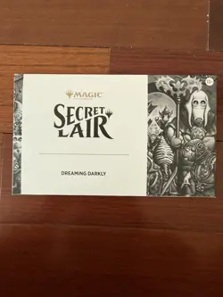 MTG Magic the Gathering Secret Lair Dreaming Darkly Non-Foil Edition New/Sealed - Image 1