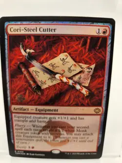 Cori-Steel Cutter Tarkir: Dragonstorm Foil Prerelease Promo NM MTG Pack Fresh - Image 1