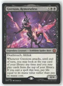 Gwenom, Remorseless M Marvel's Spider-Man 56 NM Non-Foil - Image 1