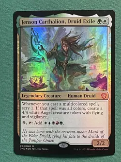 2022 - MTG - Jenson Carthalion - Dominaria United Commander - Foil Mythic - 1BN - Image 1