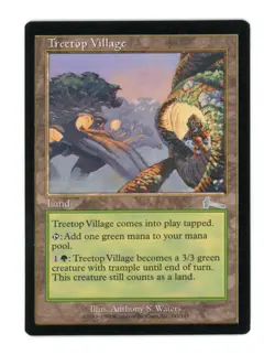Treetop Village - MTG Magic the Gathering - Urza's Legacy NM - Image 1