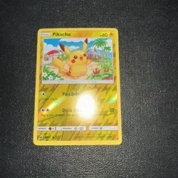 Pokemon TCG Pikachu Reverse Holo SM Crimson Invasion 30/111 NM - Image 1