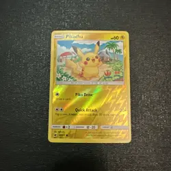 Pokemon TCG Pikachu Reverse Holo SM Crimson Invasion 30/111 NM - Image 3