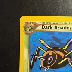 Pokemon Vintage Non-Holo Rare Dark Ariados 17/105 Neo Destiny WotC NM - Image 2