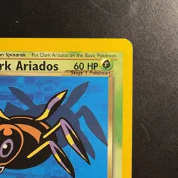 Pokemon Vintage Non-Holo Rare Dark Ariados 17/105 Neo Destiny WotC NM - Image 3
