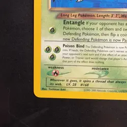 Pokemon Vintage Non-Holo Rare Dark Ariados 17/105 Neo Destiny WotC NM - Image 5