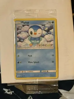 POKEMON PIPLUP BUILD-A-BEAR WORKSHOP PROMO SEALED NM - Image 1