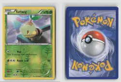 TURTWIG 1/135 REVERSE HOLO PLASMA STORM POKEMON TCG LP - Image 3