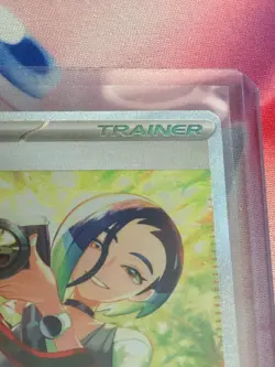 Perrin Supporter Trainer 220/167 Twilight Masquerade Pokemon Card Full Art - Image 4
