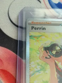 Perrin Supporter Trainer 220/167 Twilight Masquerade Pokemon Card Full Art - Image 5
