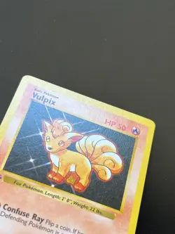 Vulpix 68/102 WOTC Base Set 1st Edition Vintage Non Holo Common Pokemon Card AA2 - Image 3