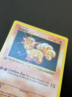 Vulpix 68/102 WOTC Base Set 1st Edition Vintage Non Holo Common Pokemon Card AA2 - Image 4