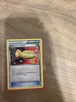 Pokemon Catcher Gold Holo Card 111/108 Dark Explorers Series Secret Rare NM - Image 1