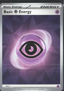 Basic Psychic Energy SVE 013 Pokemon Prismatic Evolutions Reverse Holo - Image 1