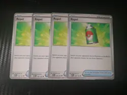 x4 Repel 126/132 - Mega Evolution - Pokemon - NM/M English - Image 1