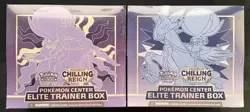 Pokemon Center Exclusive Chilling Reign Elite Trainer Box ETB Set of 2 - Image 1