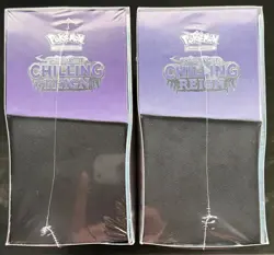 Pokemon Center Exclusive Chilling Reign Elite Trainer Box ETB Set of 2 - Image 4