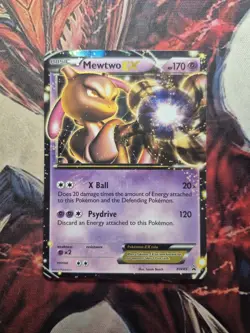 Pokemon Mewtwo EX BW45 BW Black Star Promo LP - Image 1