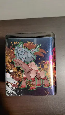 Pokemon TCG Stacking Tin Treasures of Ruin Q1 2025 Sealed - Image 1