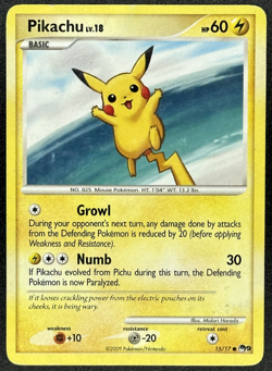 2009 Pokemon Pikachu 15/17 Pop Series 9 - Image 1