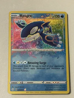 Pokemon TCG Kyogre 021/072 Shining Fates Amazing Rare - Image 1