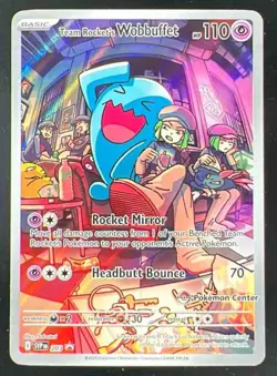 2025 Pokemon SV Black Star Promos #203 Team Rocket's Wobbuffet Pokemon Center - Image 1