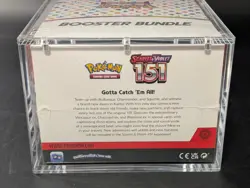 Pokemon 151 SV3.5 Booster Bundle Display Case Sealed w/ Acrylic Case - Image 3