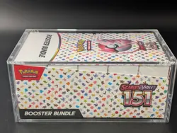 Pokemon 151 SV3.5 Booster Bundle Display Case Sealed w/ Acrylic Case - Image 4