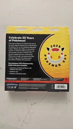 Pokemon TCG: Pokemon Day 2026 Collection Box - 30th Anniversary - Image 2