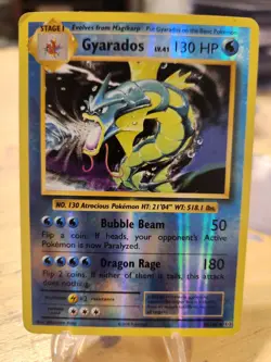 Pokemon TCG Gyarados XY Evolutions 34/108 Reverse Holo Holo Rare LP - Image 1