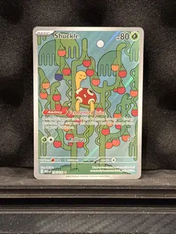 Shuckle 136/132 – Illustration Rare – ME01 Mega Evolution – NM – Pokemon TCG - Image 1