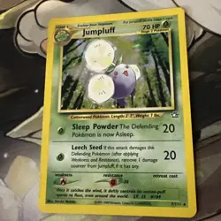 Pokemon TCG Jumpluff Neo Genesis 7/111 Holo Rare MP - Image 1