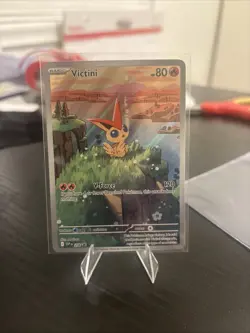 2025 POKEMON SVP EN-SV BLACK STAR PROMO #208 VICTINI Mint condition - Image 3