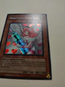Injection Fairy Lily LOD-100 Secret Rare 1st Edition Yu-Gi-Oh LP - Image 3