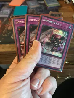 yugioh dominus purge mega pack secret rare x3 - Image 1