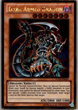 Dark Armed Dragon - 1st Edition Holo PGLD-EN064 Gold Rare NM YuGiOh! - Image 1