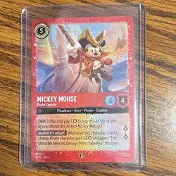 Disney Mickey Mouse - Pirate Captain Character Foil Promo Lorcana TCG 18/P2 - Image 1
