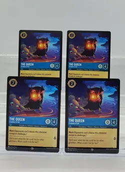 Disney Lorcana The Queen - Cruelest of All 139/204 Shimmering Skies 4 Cards - Image 1