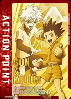 Union Arena UAPB/HTR-AP01 Action point card Gon Killua AP Japanese - Image 1