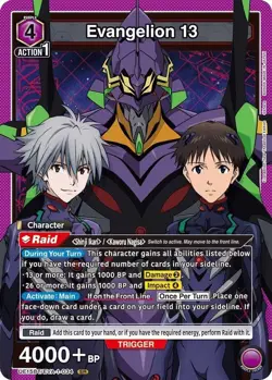 Evangelion 13 Foil - UE15BT/EVA-1-034 NM - Union Arena - Image 1
