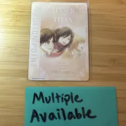 Attack on Titan Action Point UE10BT/AOT-1-AP05 Union Arena Eren Armin Mikasa NM - Image 1